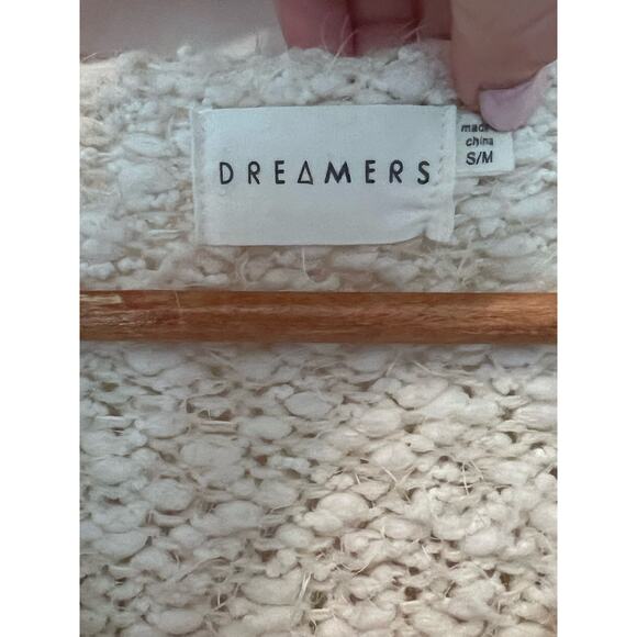 Dreamers Cream Sweater Size S/M - Picture 4 of 8